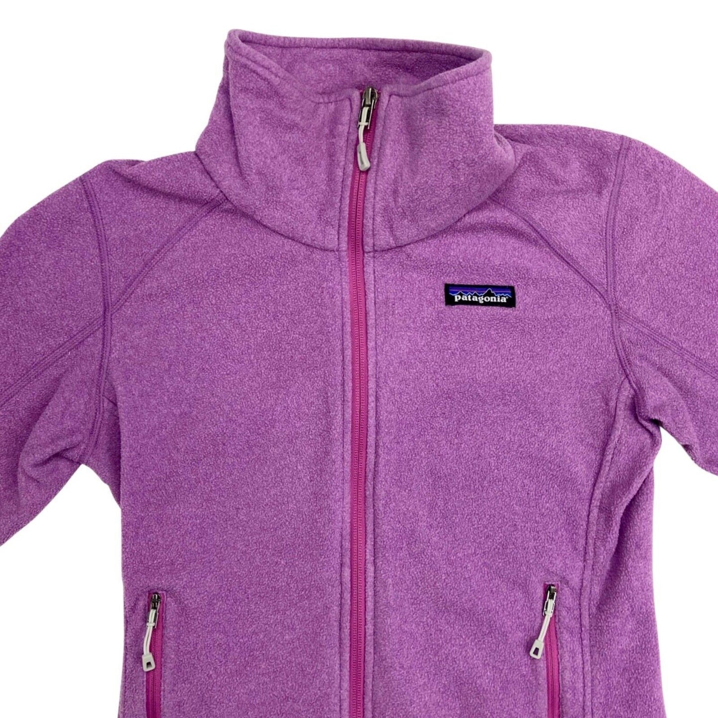 Vintage 90s 00s Purple Patagonia Zip Down Fleece 8 10 S