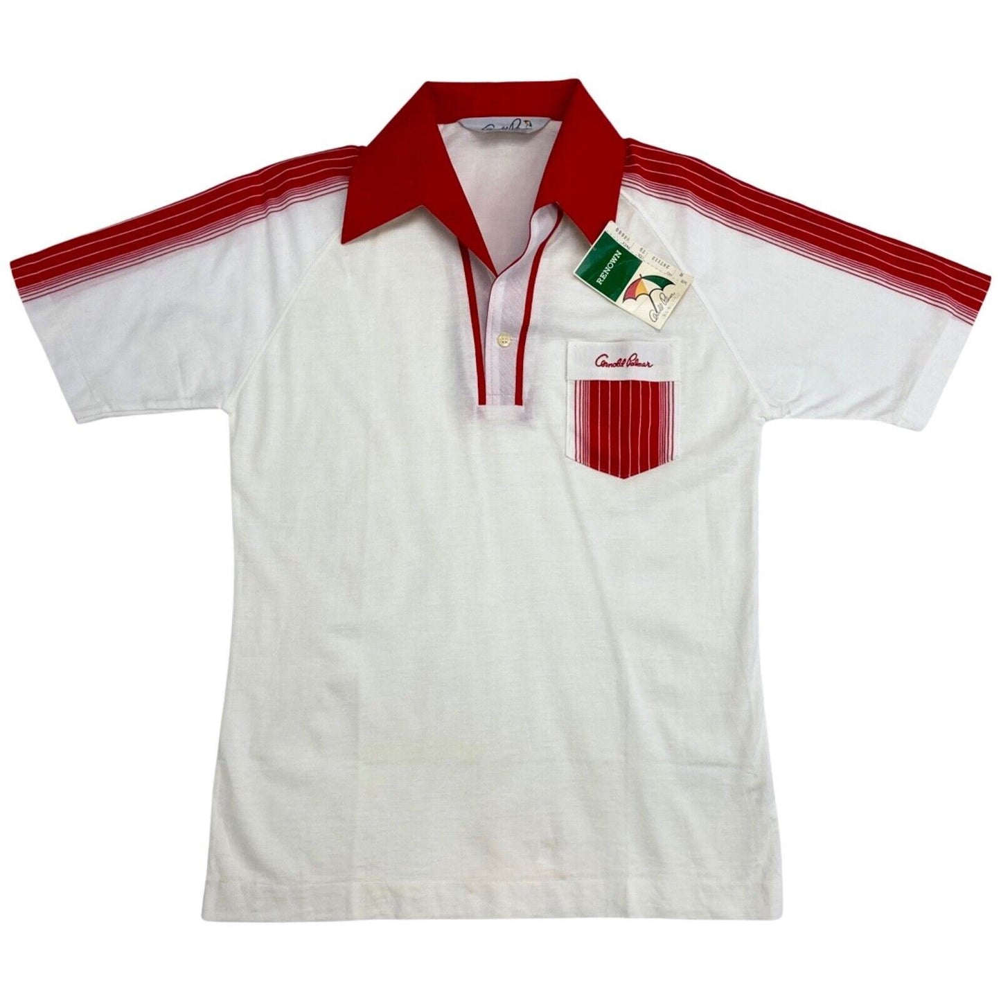 Vintage 70s Inspired Arnold Palmer 90s Deadstock Polo shirt S
