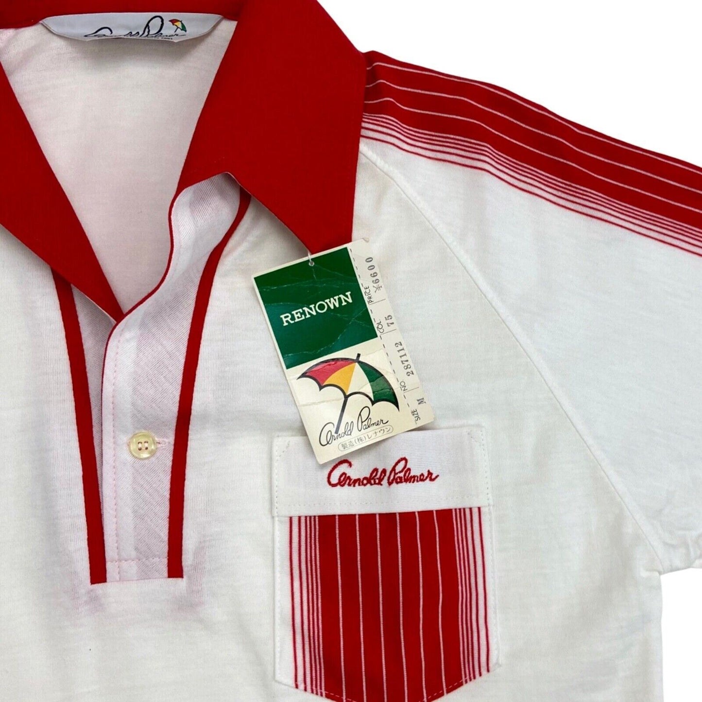 Vintage 70s Inspired Arnold Palmer 90s Deadstock Polo shirt S
