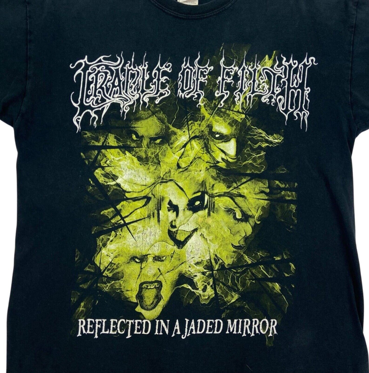 Vintage 2003 Black Cradle of Filth Double Graphic T-shirt L