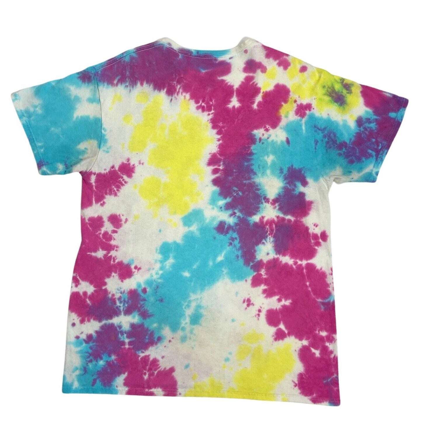 2016 Liquid Blue Tie Dye Dancing Mushrooms T-Shirt L