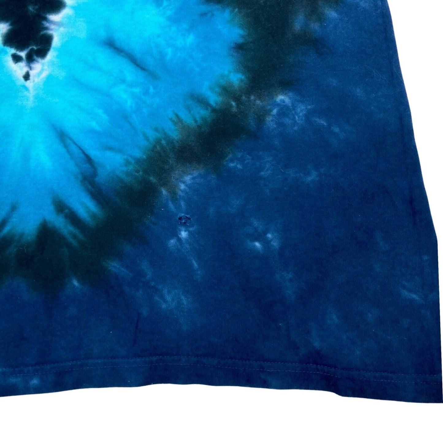 2000s Liquid Blue Tie-dye Blue Pink Floyd Dark Side Of The Moon T-shirt XXL