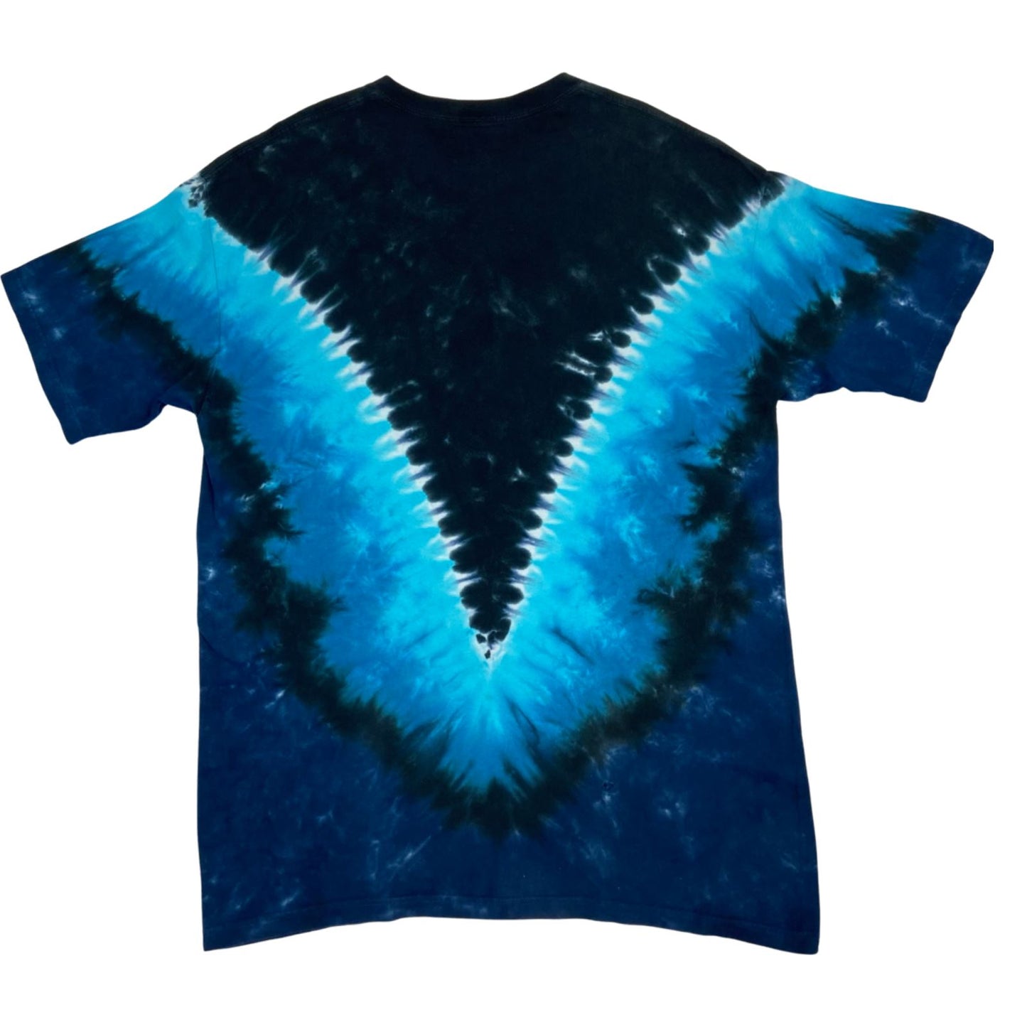 2000s Liquid Blue Tie-dye Blue Pink Floyd Dark Side Of The Moon T-shirt XXL