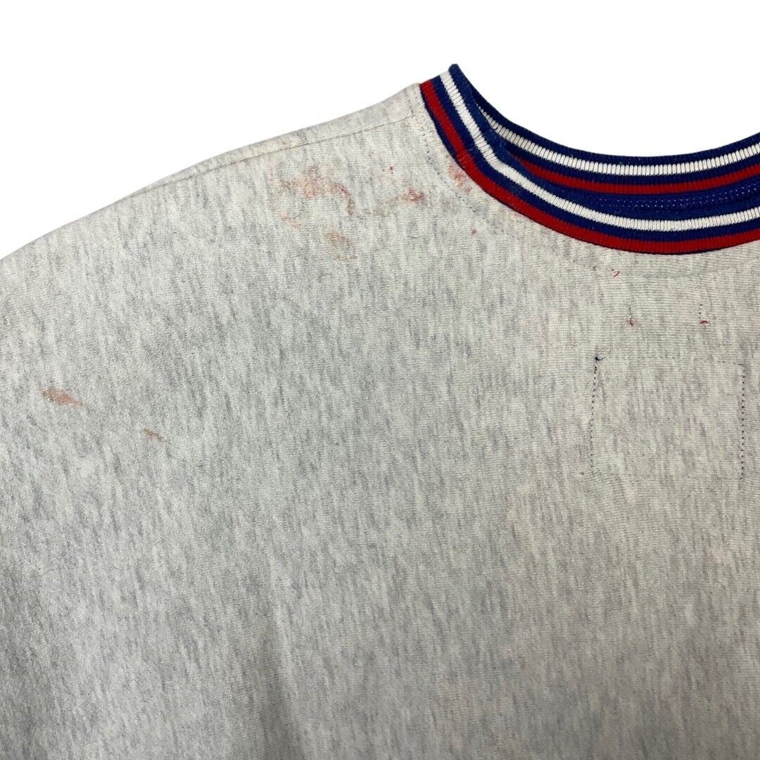Vintage 90s 00s Grey Superdry Spell Out Logo Crew Neck Dolman Jumper 12