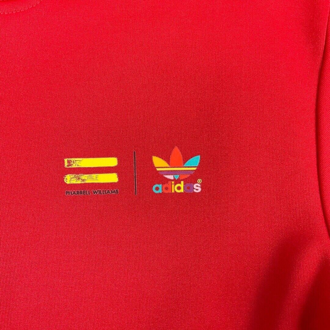 Vintage 00s Red Adidas Originals Superstars Pharrell Williams Track Jacket M