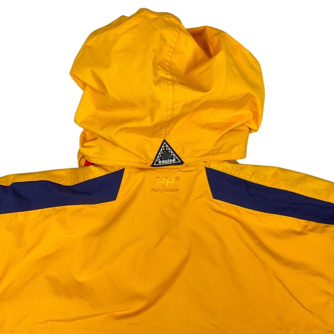 Vintage 90s Yellow Helly Hansen Equipe Waterproof Ski Jacket