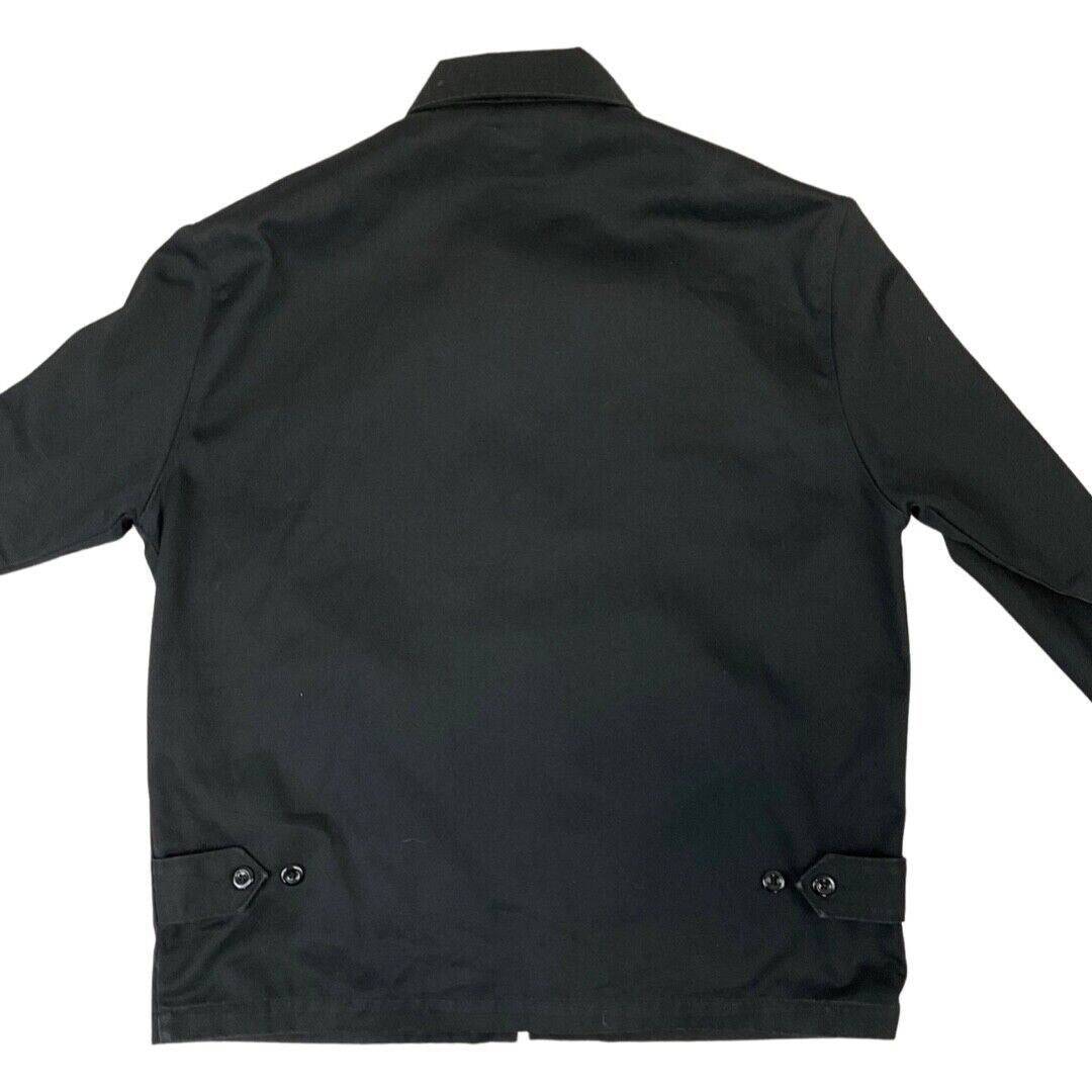 Vintage 00s Black Carhartt Embroidered Zip-Up Harrington Worker Jacket L