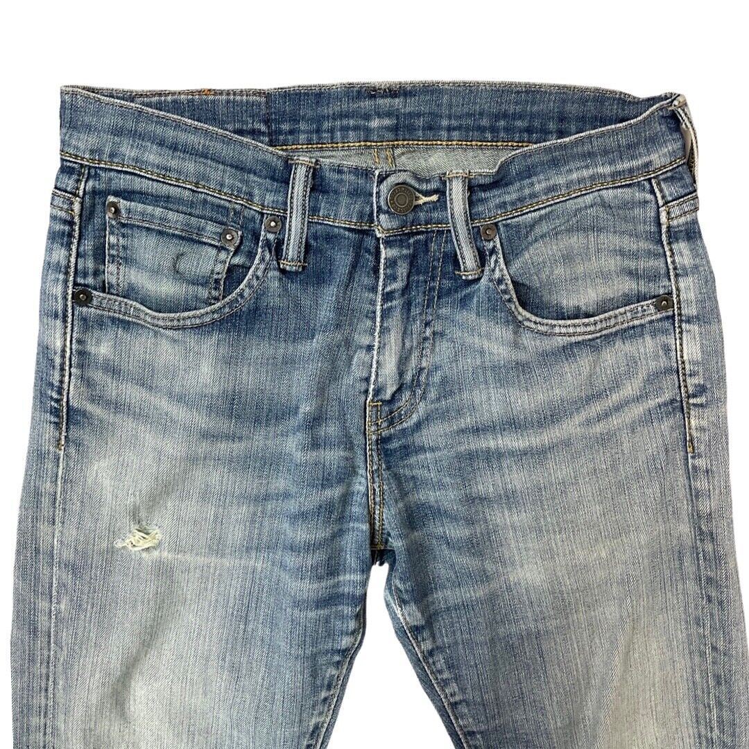 Vintage 90s 00s Blue Levi’s 527 Distressed Bootcut Denim Jeans 28 Waist S
