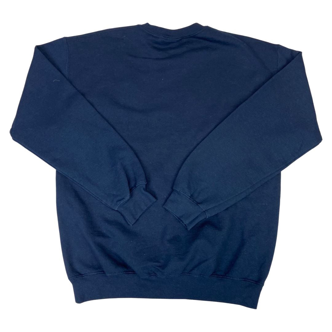 00s Navy Blue Christmas Star Wars Crew Neck Graphic Print Jumper M