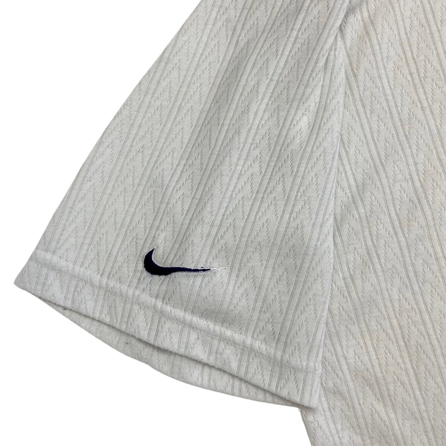 Vintage 90s 00s White Nike Embroidered Polo Shirt L