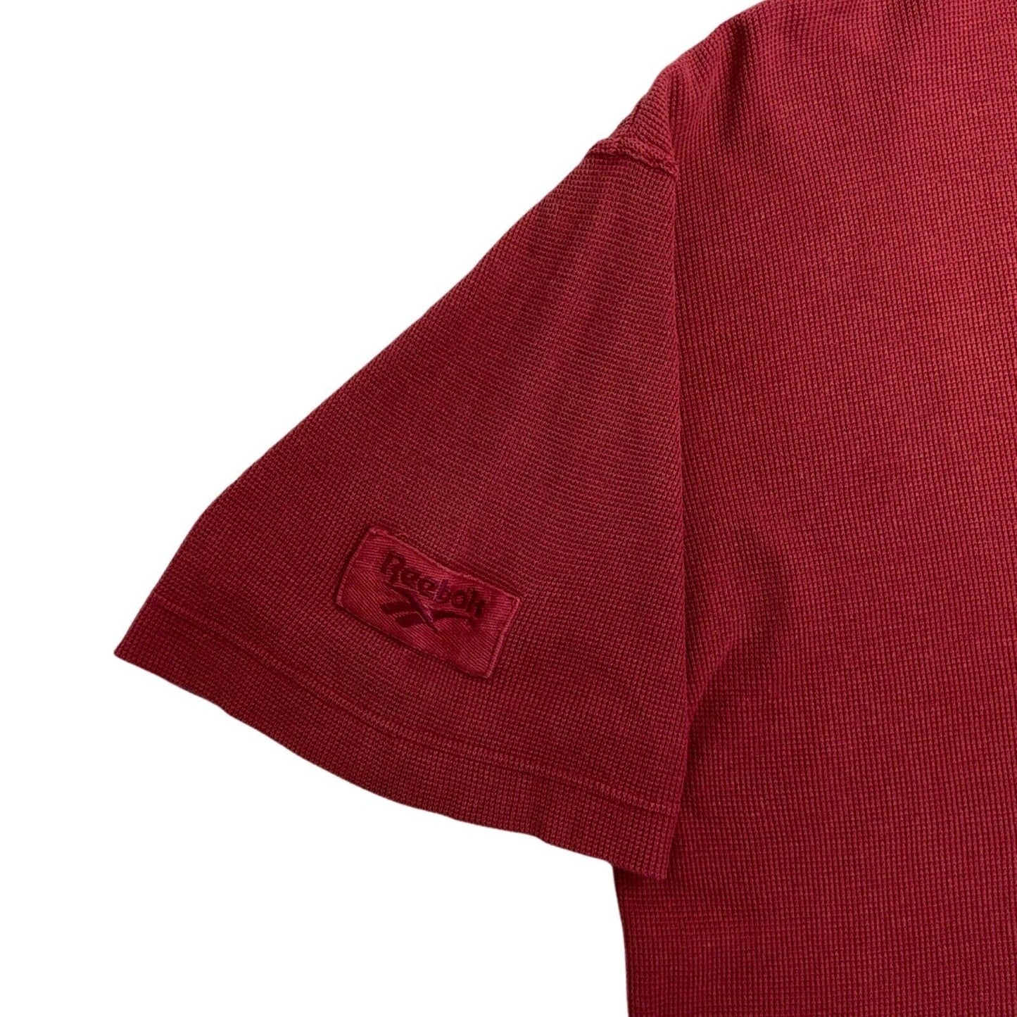 Vintage 90s 00s Red Embroidered Reebok T-shirt M