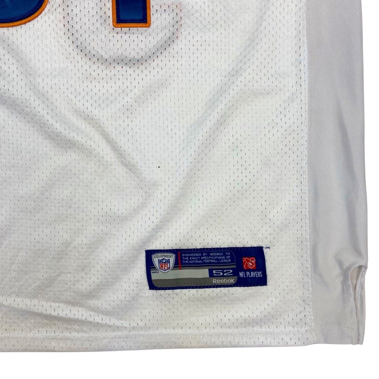 Vintage 90s White NFL Chicago Bears Urlacher Reebok Sports Jersey L