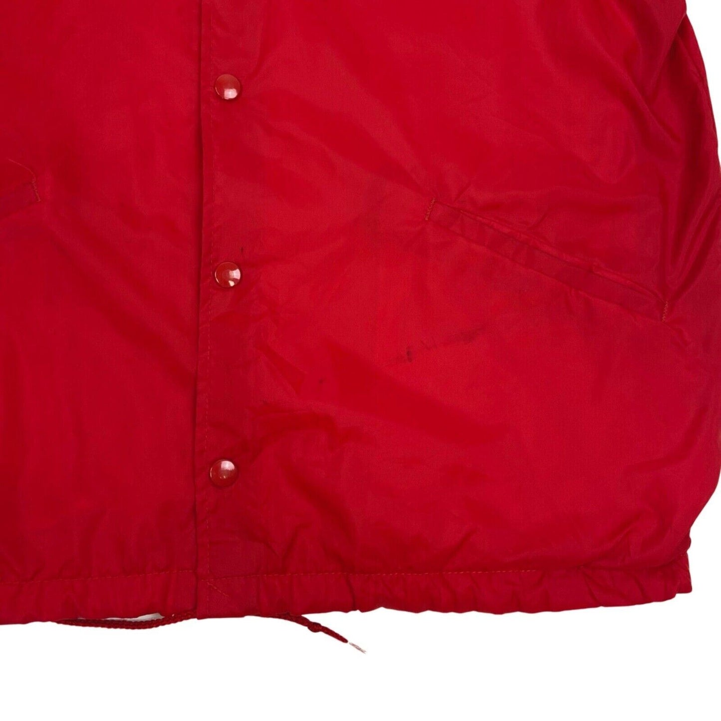 Vintage 90s 00s Red Louisville Made In USA Windbreaker L