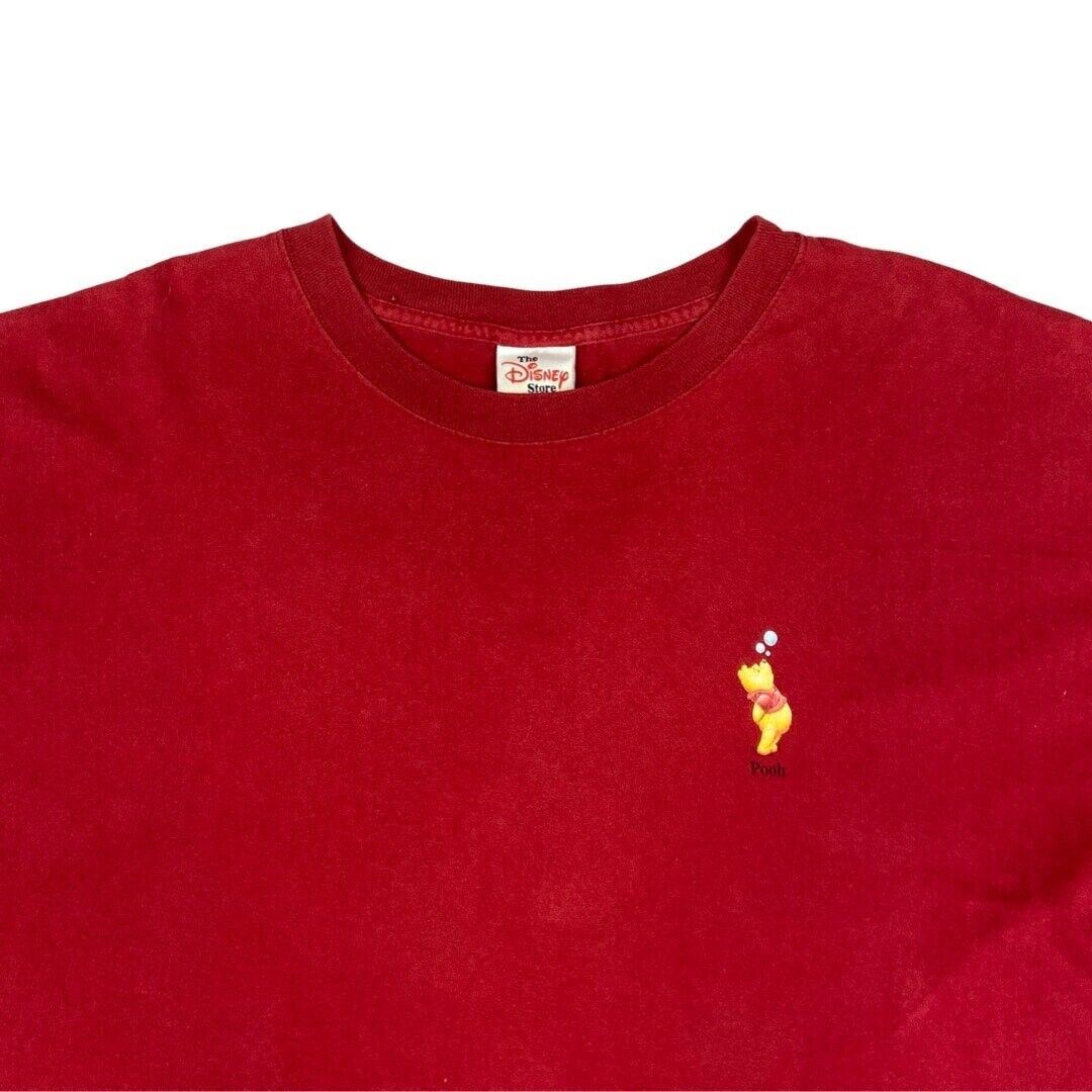Vintage 90s 00s Red Winnie The Pooh Graphic T-shirt XL