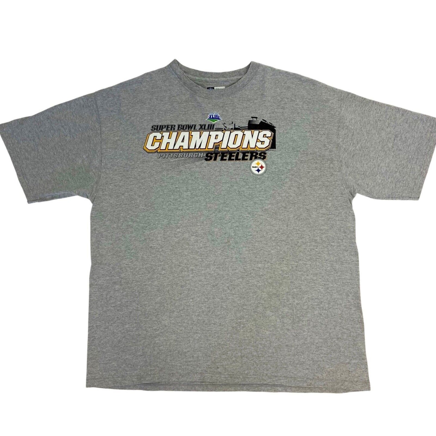 2006 Grey Pittsburgh Steelers T-shirt XXL