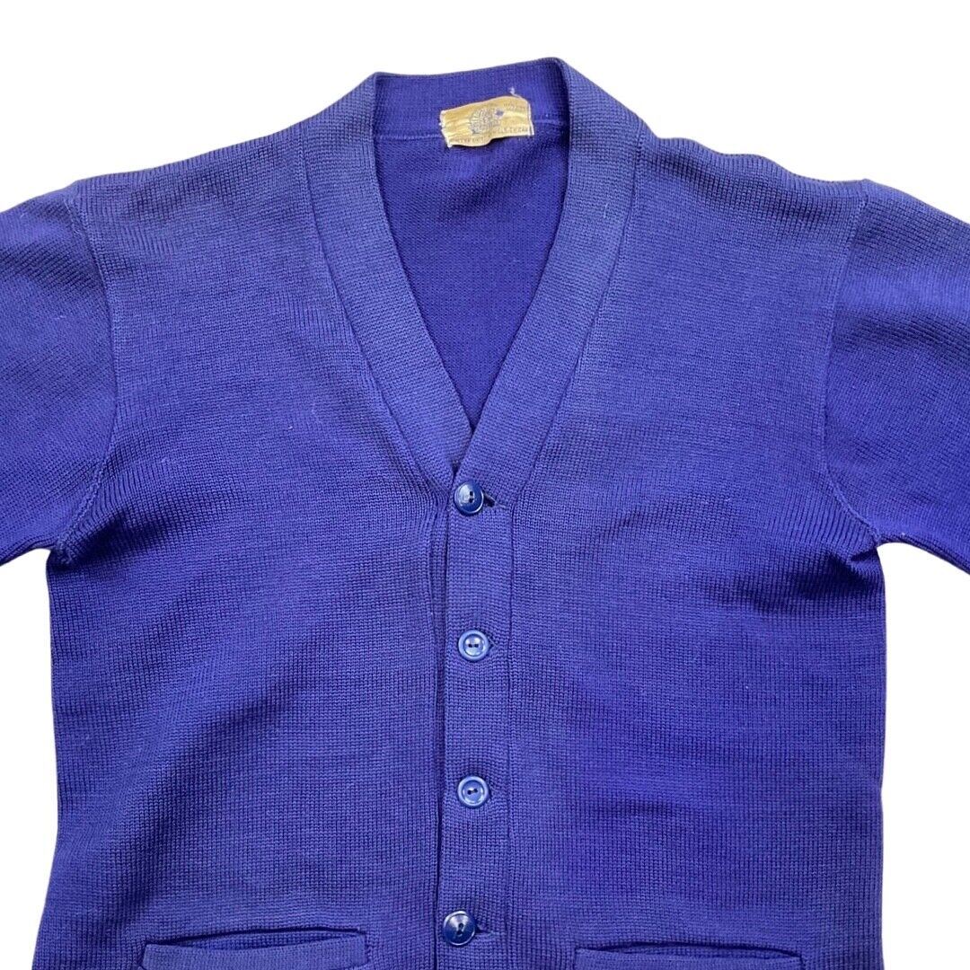 VTG 1940S USA COLLEGE FOOTBALL VARSITY CARDIGAN ROCKABILLY CHEERLEADER 38” S