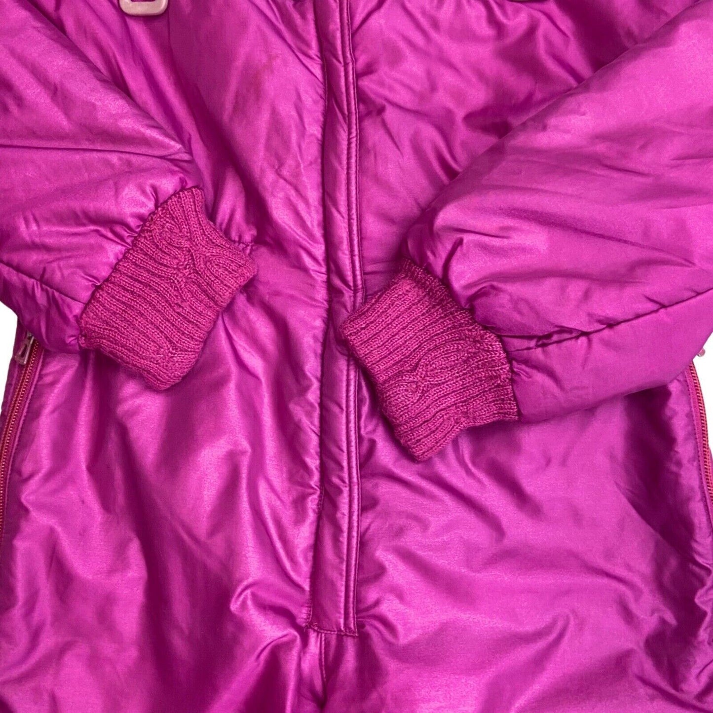 Vintage 80s 90s Purple Ellesse Embroidered Zip-Up Sports Ski Suit Jumpsuit 10 12