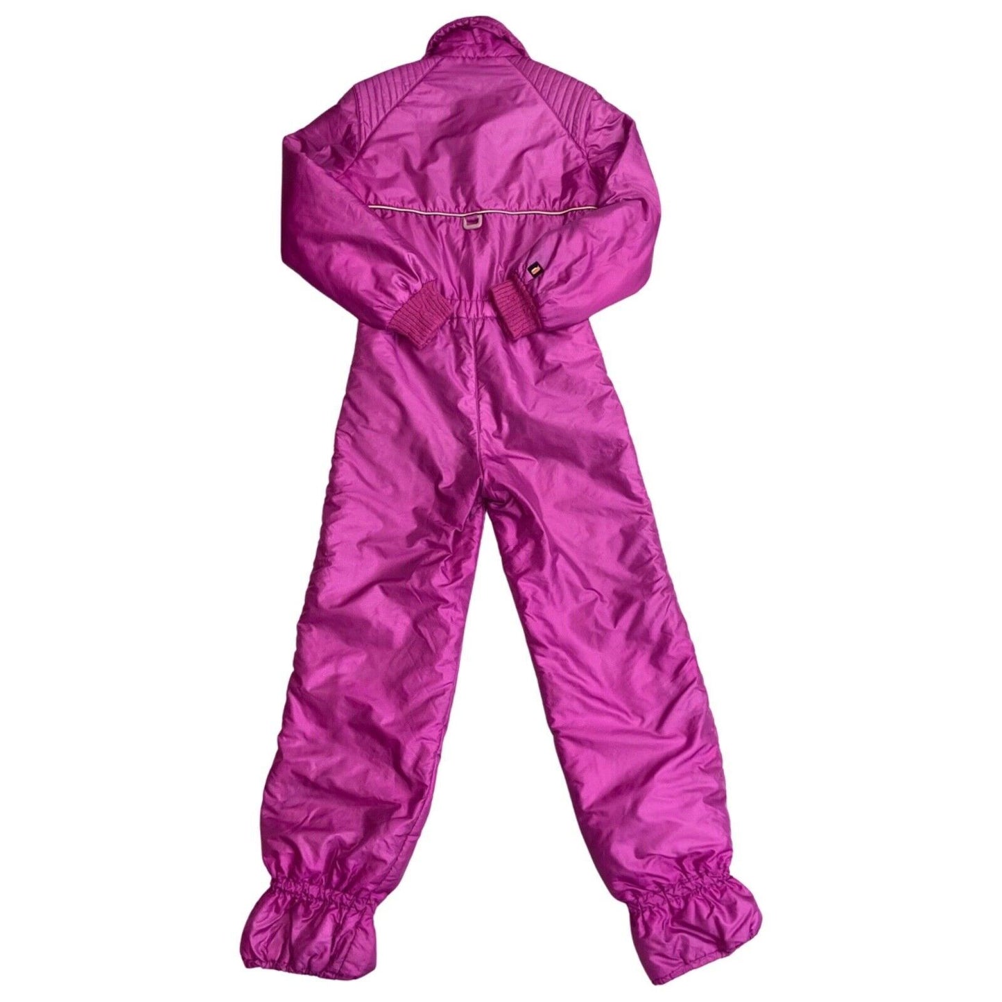 Vintage 80s 90s Purple Ellesse Embroidered Zip-Up Sports Ski Suit Jumpsuit 10 12