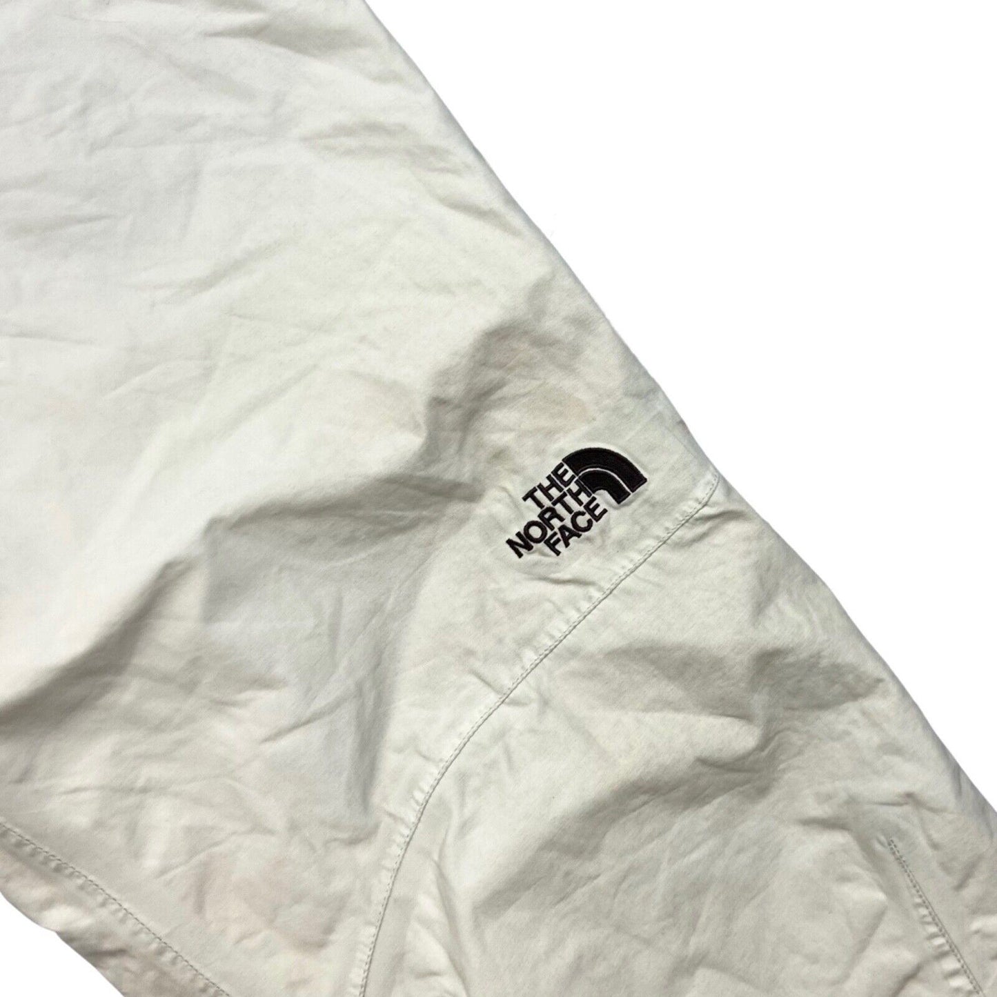 Vintage 90s 00s Cream The North Face Waterproof HyVent Ski Trousers L