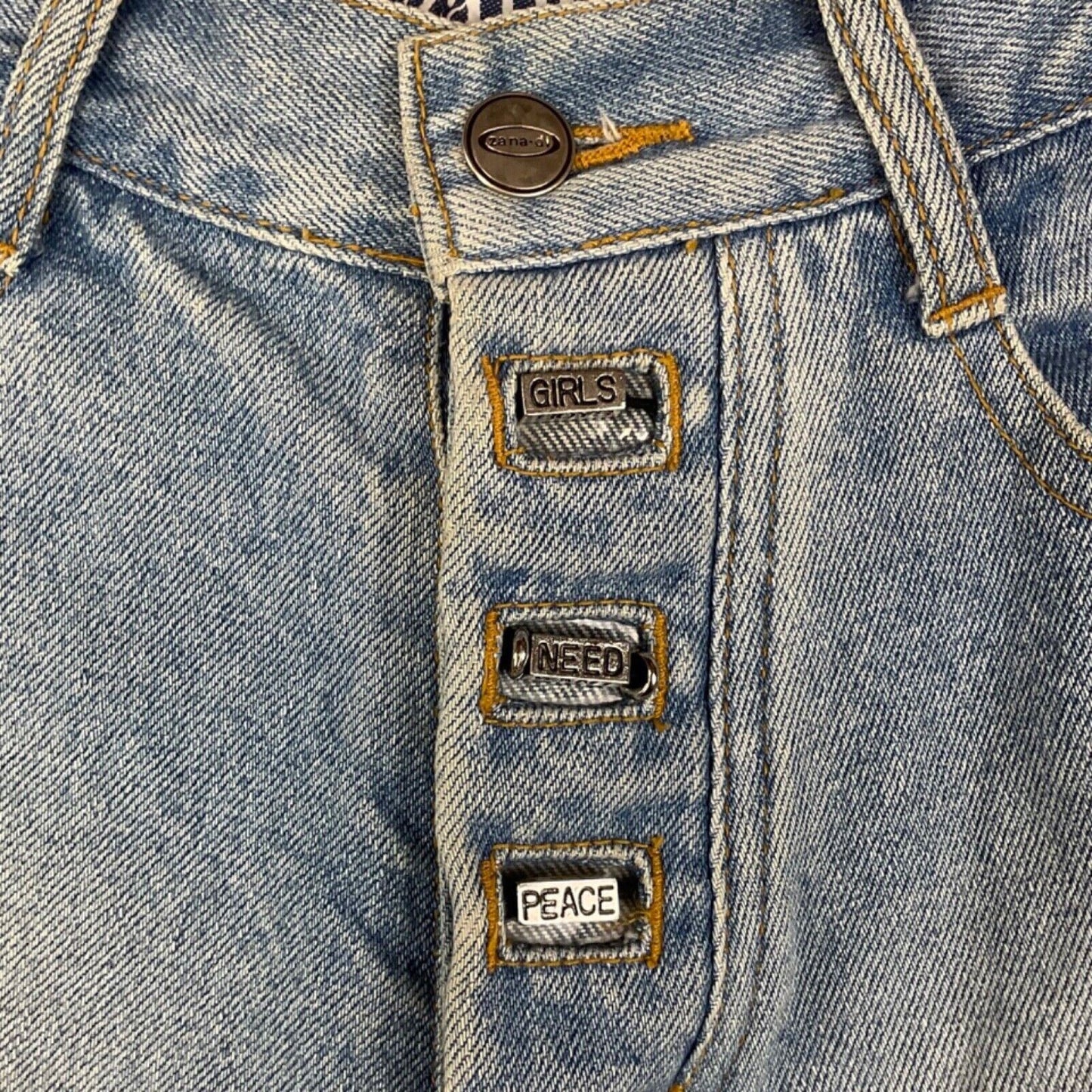 Vintage Y2K Blue Light Wash Denim Cut Off Shorts 8 10 S
