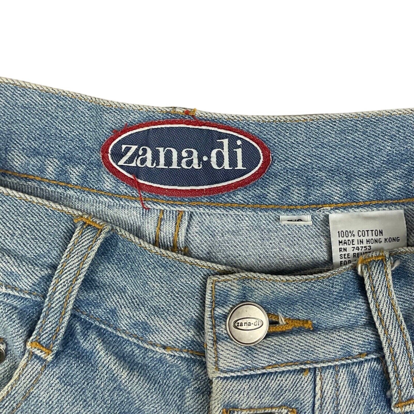 Vintage Y2K Blue Light Wash Denim Cut Off Shorts 8 10 S