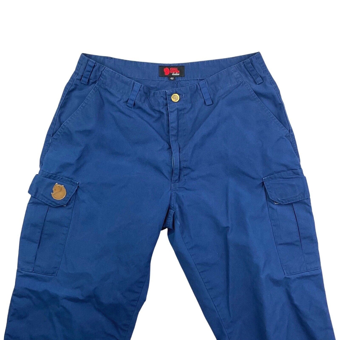 Vintage 90s 00s Blue Fjällräven Cargo Utility Trousers M