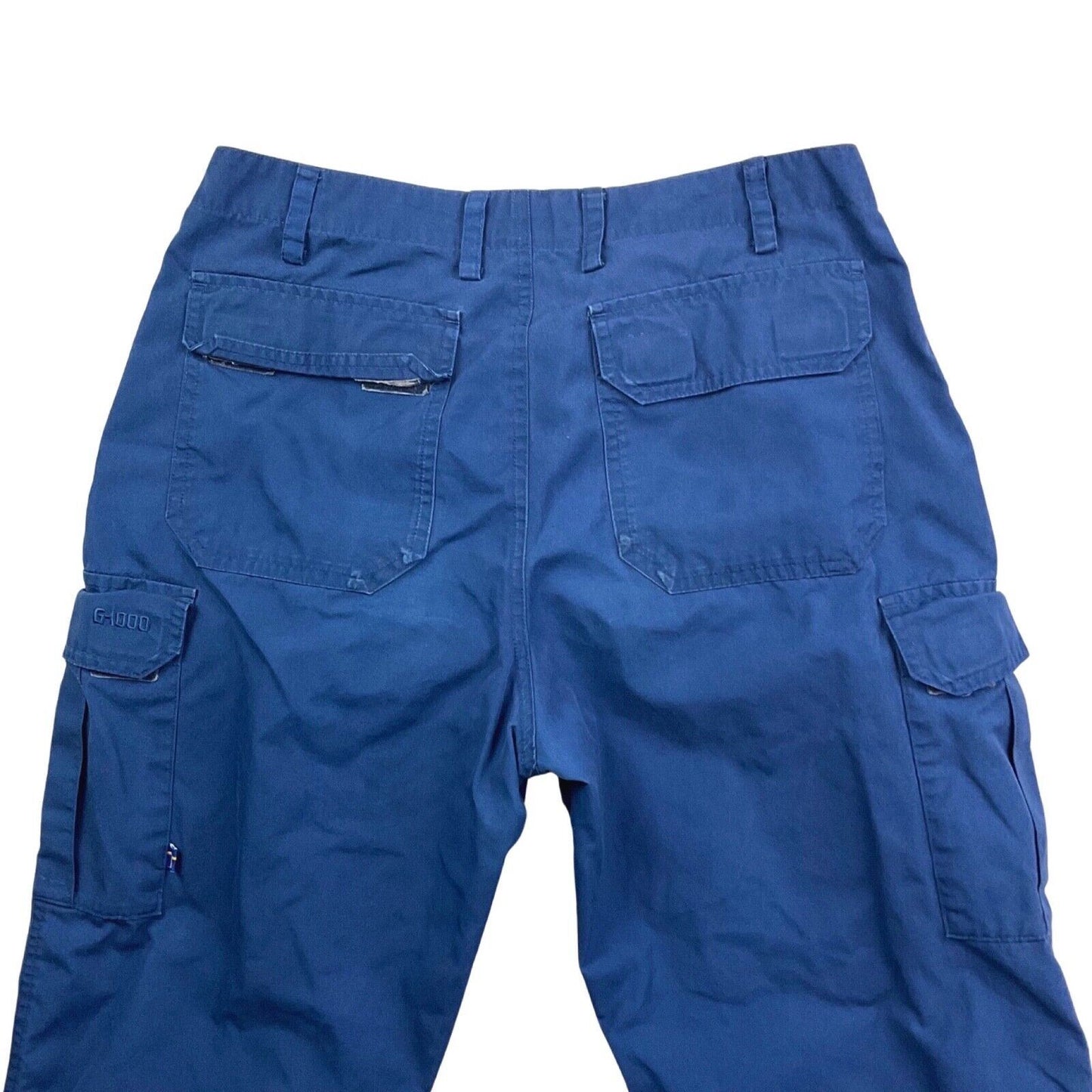 Vintage 90s 00s Blue Fjällräven Cargo Utility Trousers M
