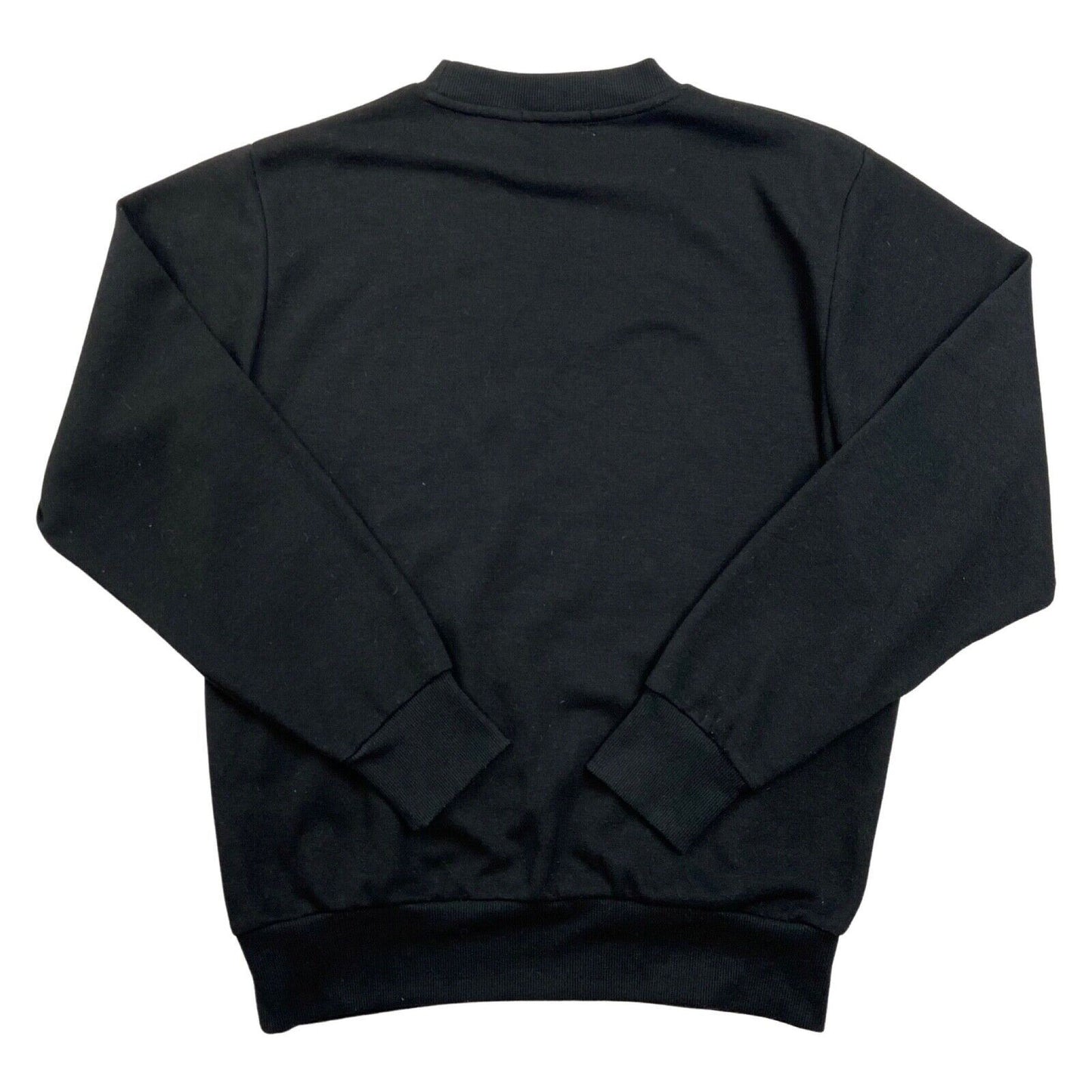 Vintage 90s Rare Black Japanese Playboy Graphic Logo Spell-Out Sweater M