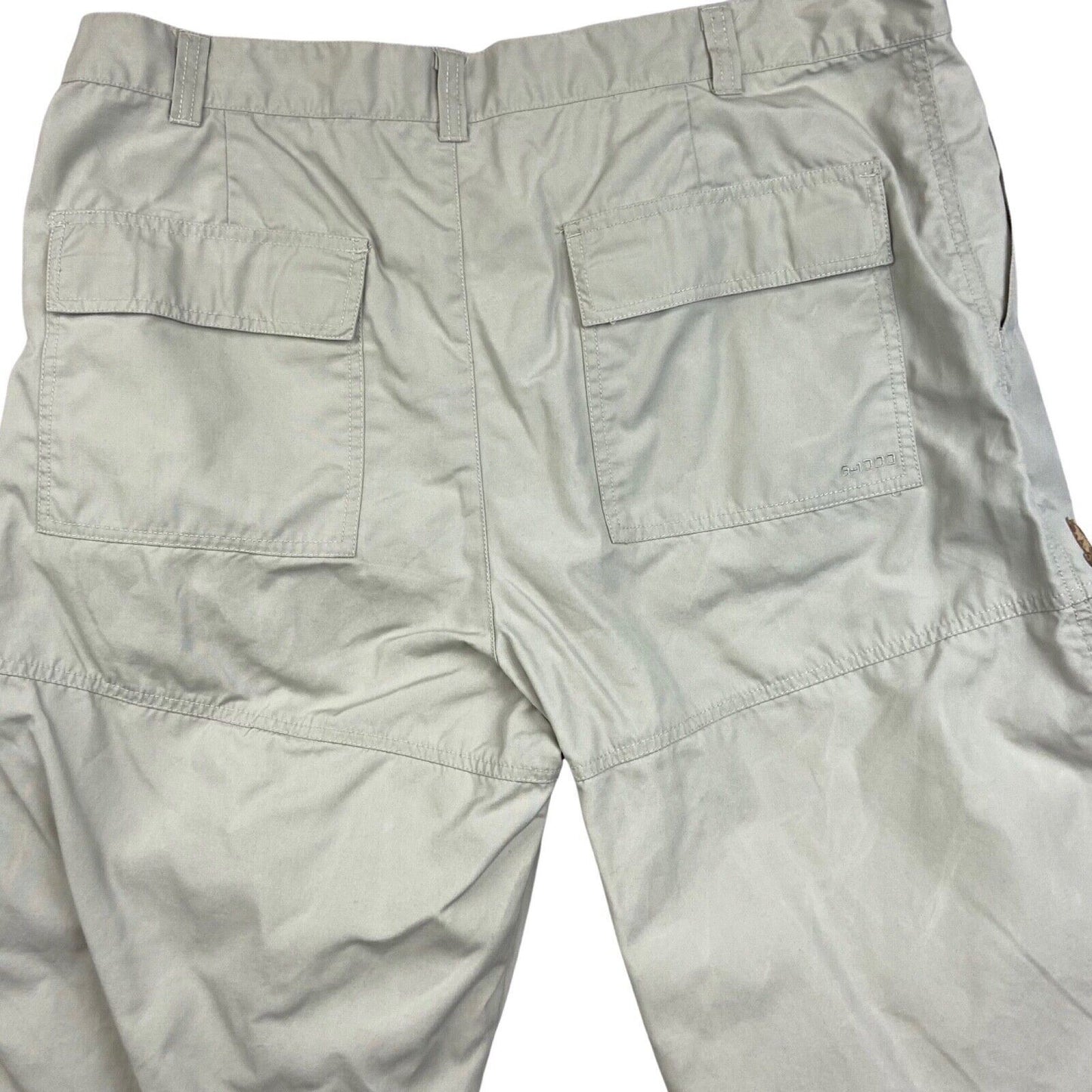 Vintage 90s 00s Light Cream Fjällräven Cargo Trousers W38 L31 1/2 L