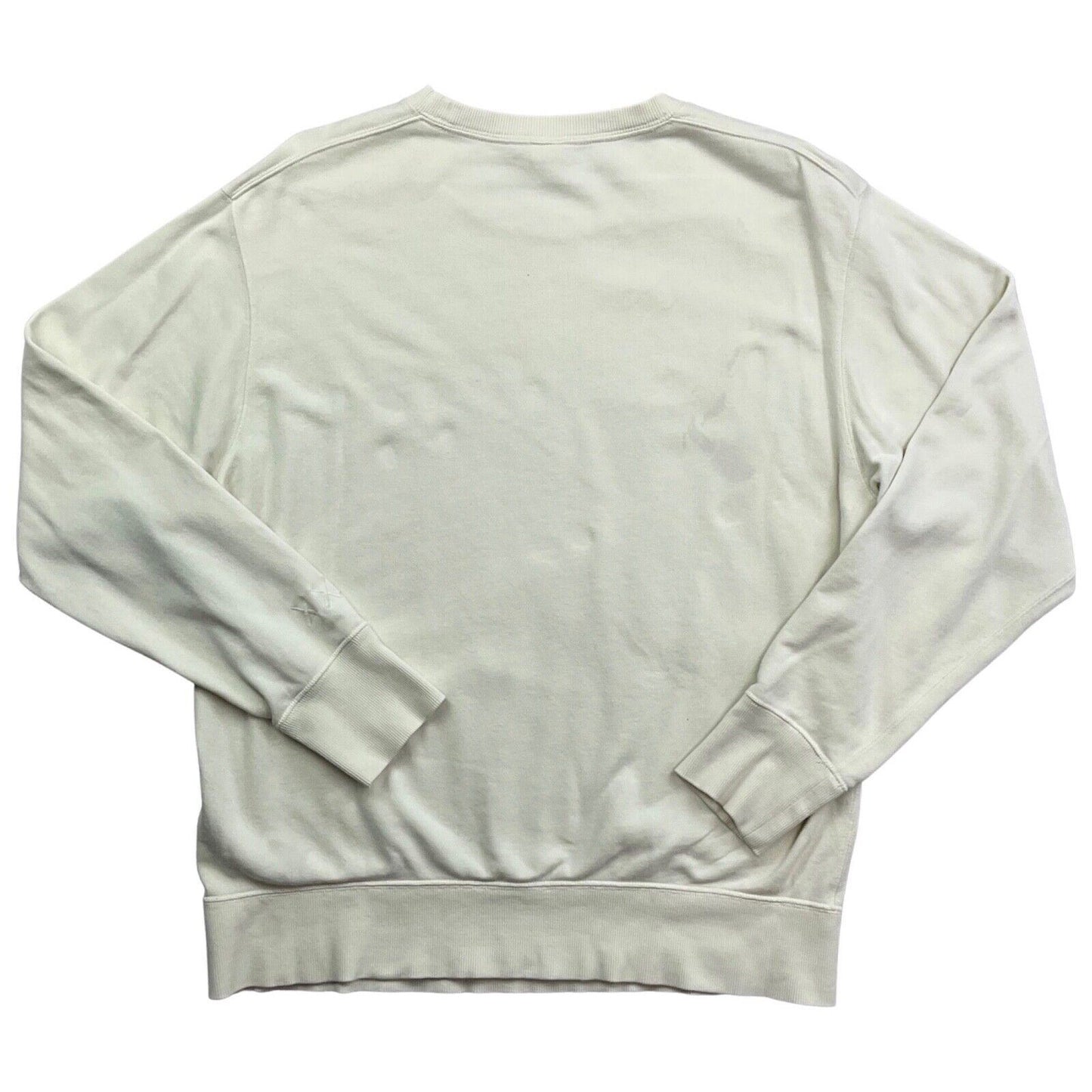 Vintage 00s Cream Uniqlo Kaws Sesame Street Hypebeast Rare Crew Neck Jumper L