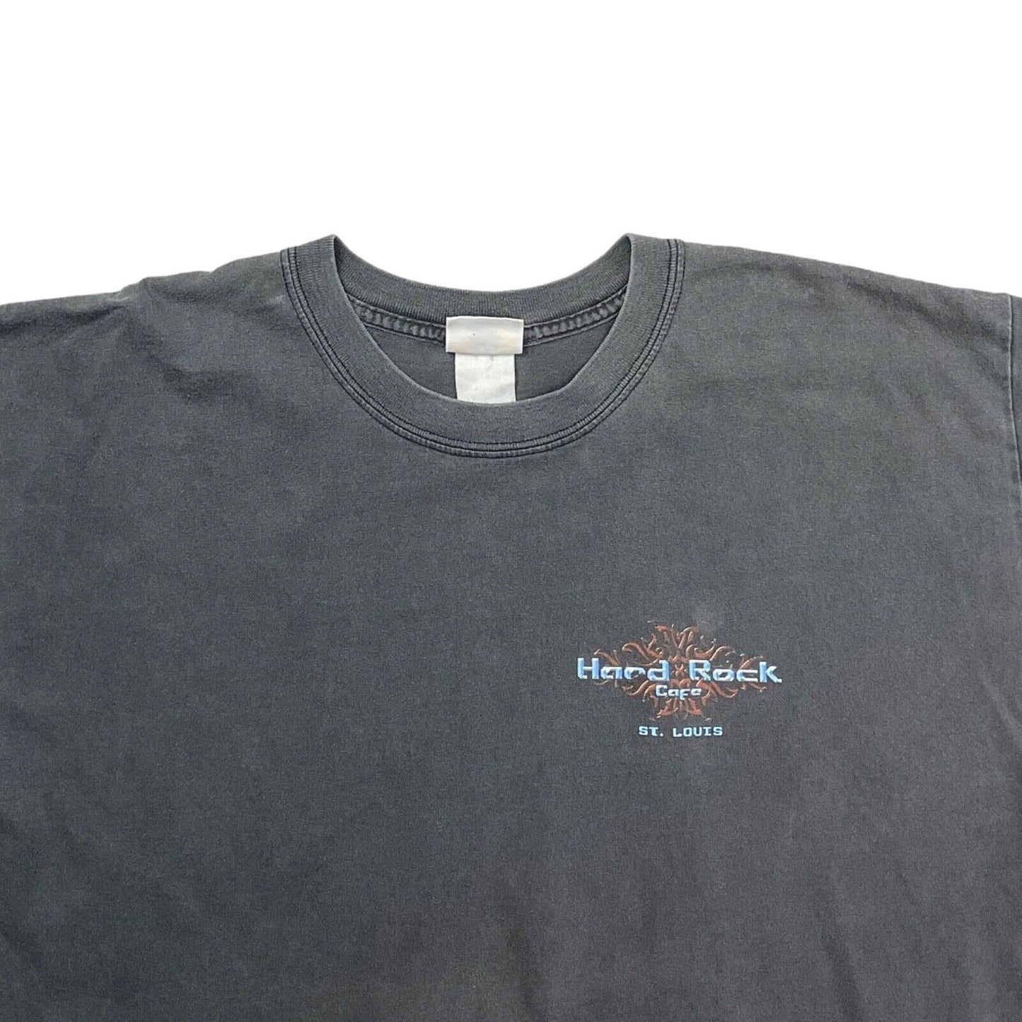 Vintage 90s 00s Grey Hard Rock Cafe St. Louis Souvenir Tshirt M L