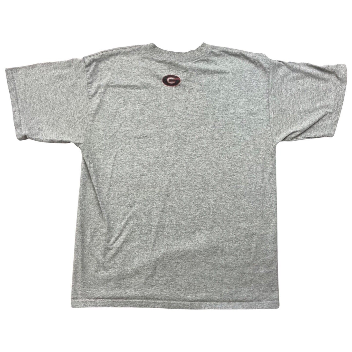 Nike Team Grey Georgia Bulldogs American Football Team Spell Out T-Shirt Medium