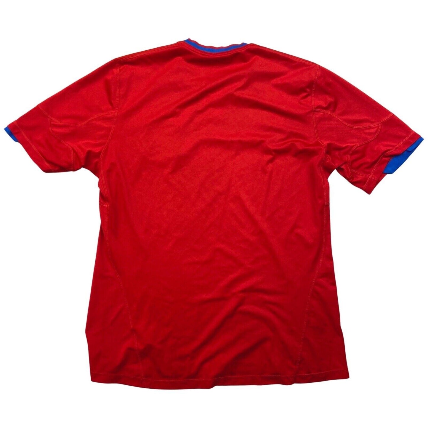 Vintage 2009 Red Adidas Spain National Team Home T-Shirt Climacool XL