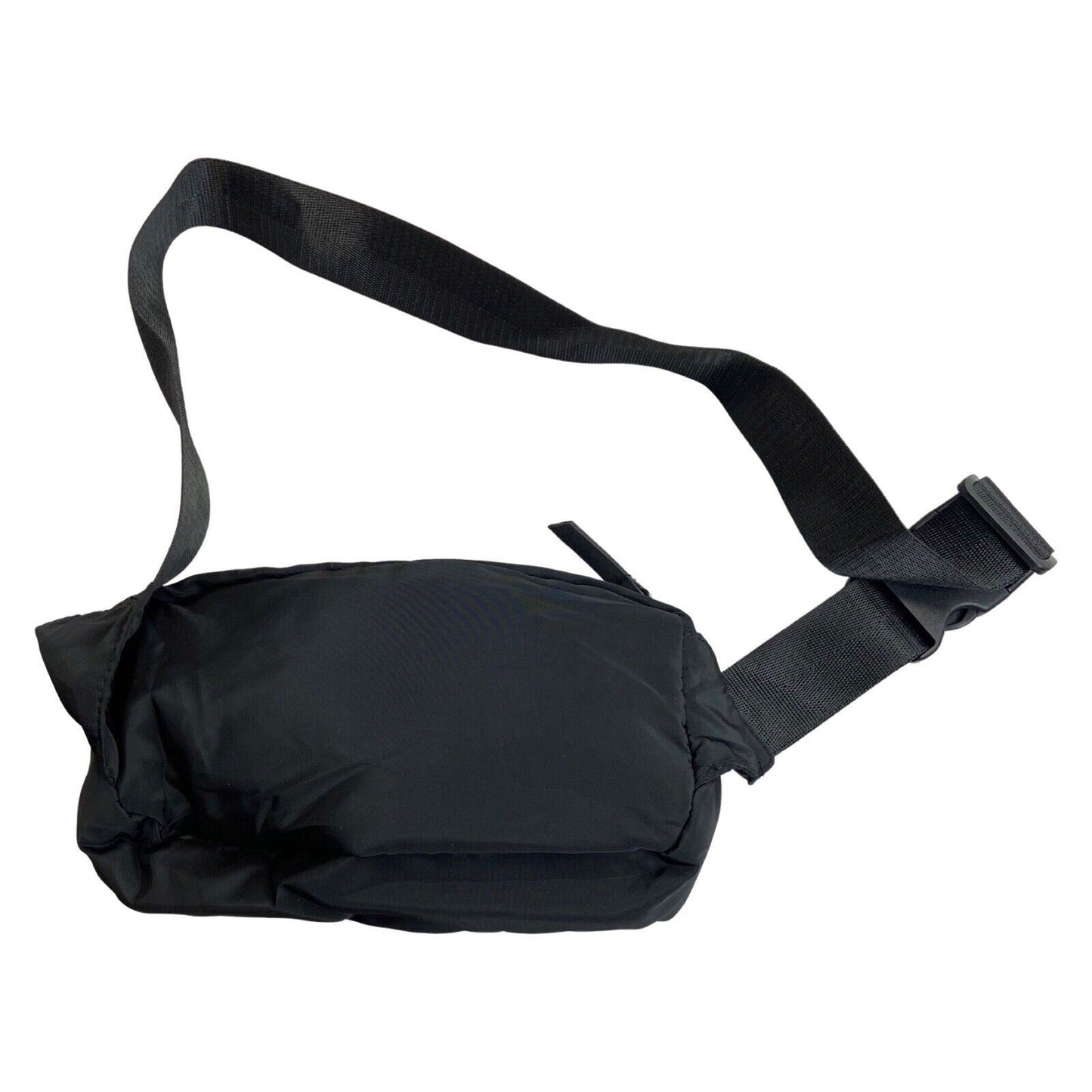Vintage 00s Black Nylon Cross Body Bum Bag