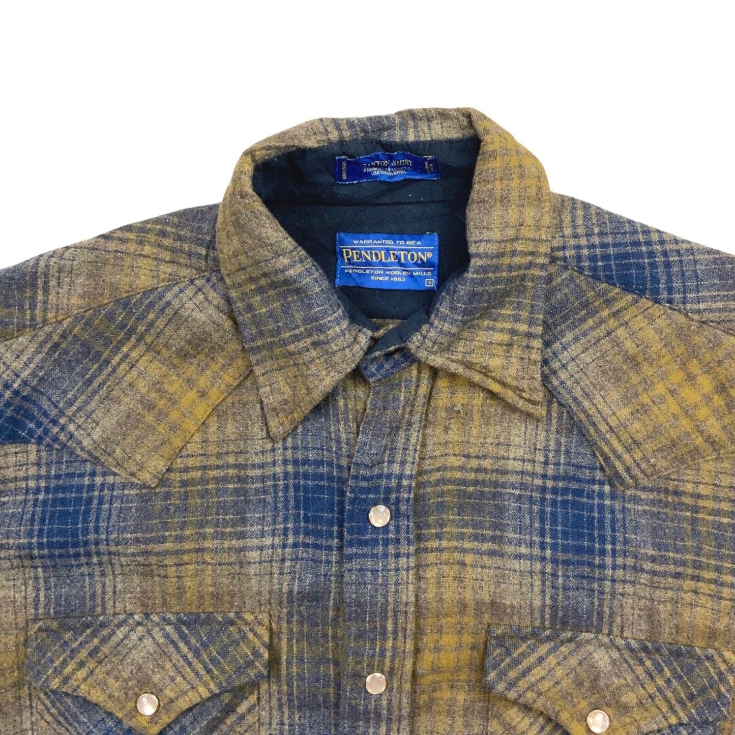 USA PENDLETON 1956 HIGH GRADE WESTERN WEAR CANYON SHIRT WOOL ROCKABILLY 38 (36)S
