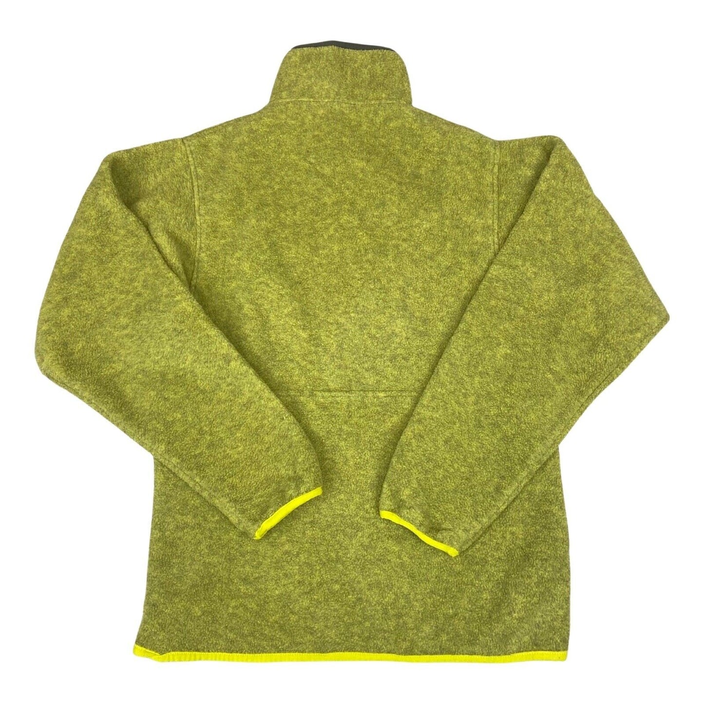Vintage 00s Green Patagonia Logo 1/4 Zip High Neck Fleece 12 14 M