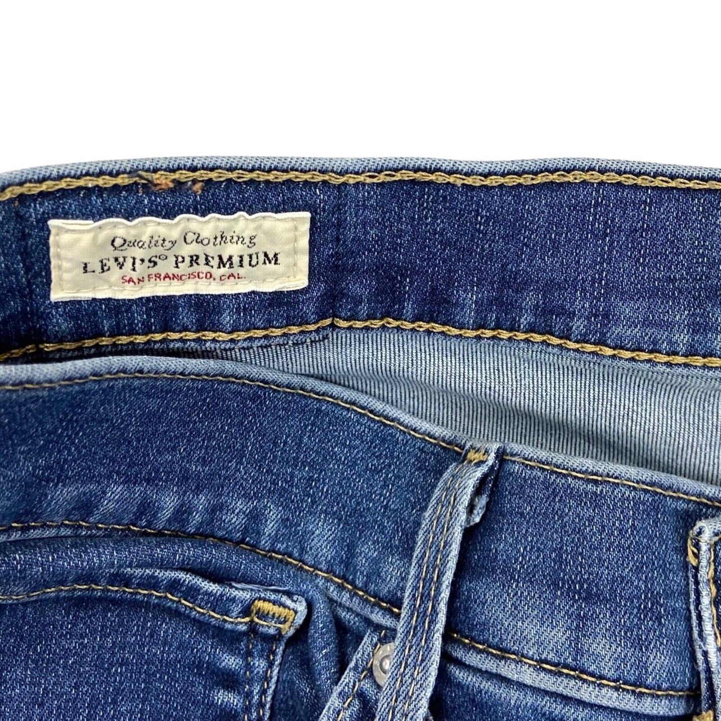 LEVIS PREMIUM 312 SLIM SHAPING BIG E RED TAB PREMIUM DENIM JEANS 30L 32L
