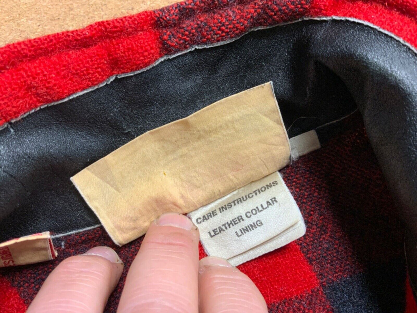VINTAGE AUSTRALIAN OUTBACK COLLECTION HEAVY WOOL JACKET SHIRT CPO S 41” (38)