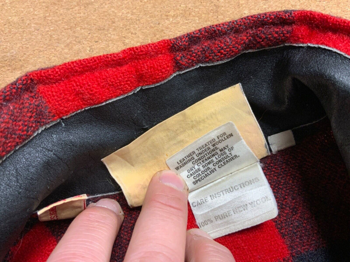 VINTAGE AUSTRALIAN OUTBACK COLLECTION HEAVY WOOL JACKET SHIRT CPO S 41” (38)