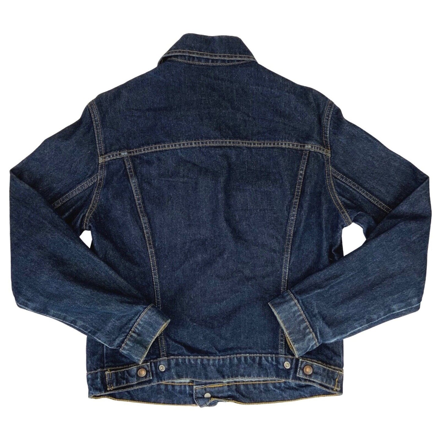 VTG 70s REPLICA LEVIS GIRLS LVC ORANGE TAB DENIM TRUCKER JACKET MOD 40” (36) 10