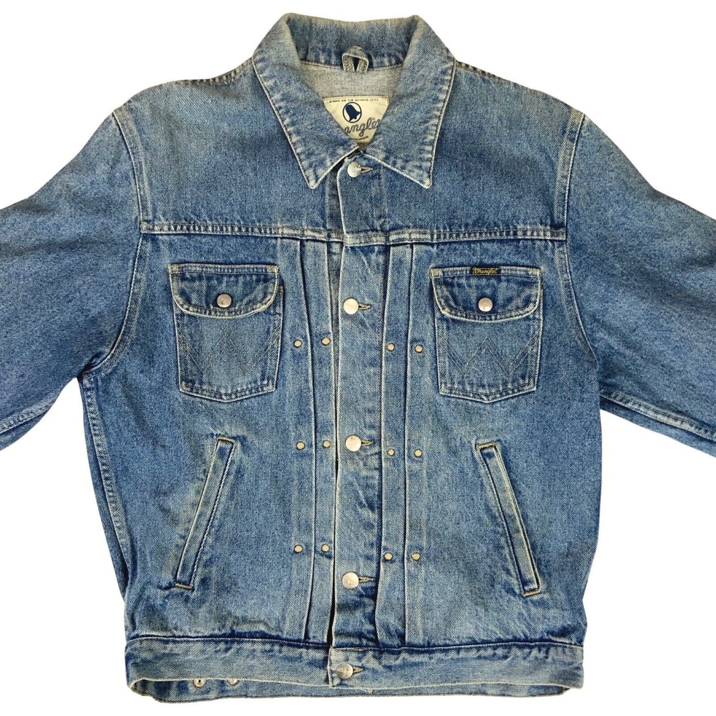 RARE VTG 80s WRANGLER BLUEBELL 30s TYPE 2 DENIM TRUCKER JACKET 45” (41)