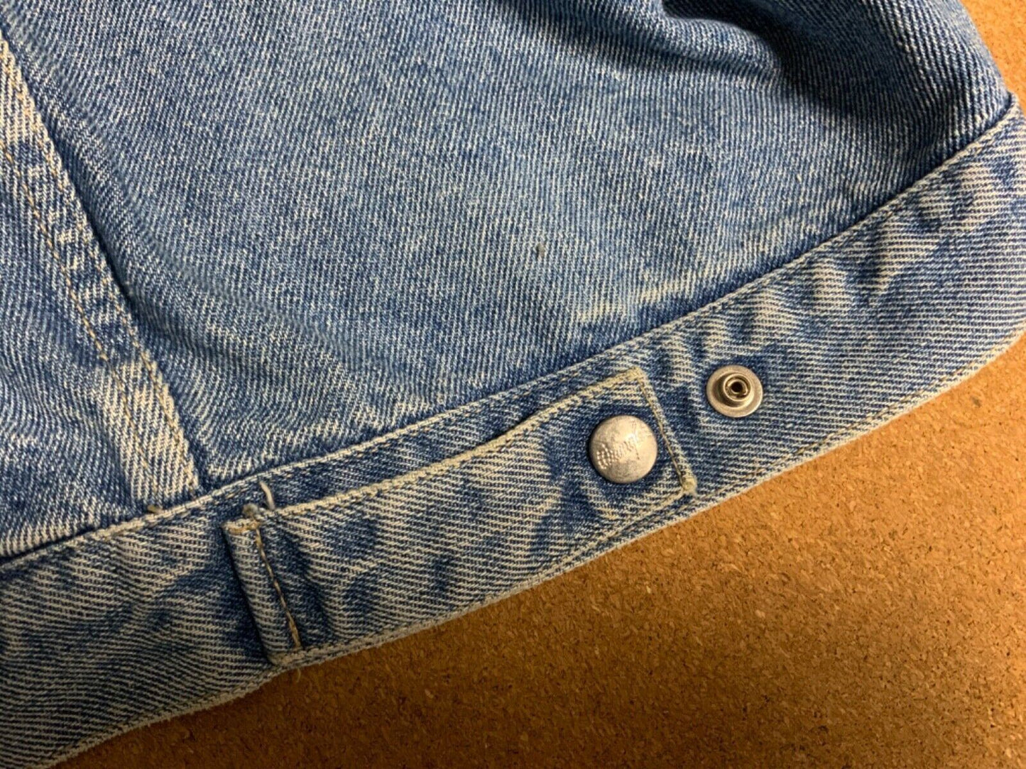 RARE VTG 80s WRANGLER BLUEBELL 30s TYPE 2 DENIM TRUCKER JACKET 45” (41)