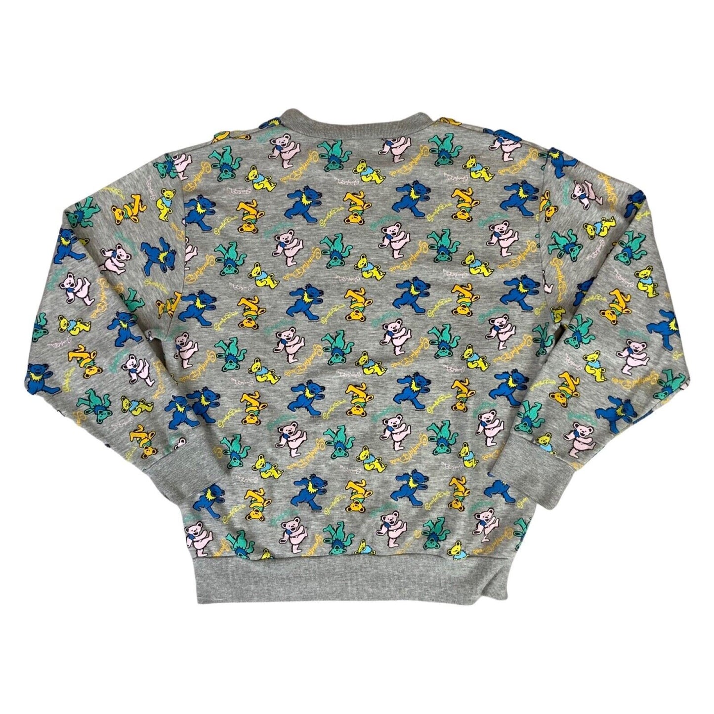 Preloved 2009 Grey Grateful Dead All Over Bear Graphic Print Crew Neck Jumper M