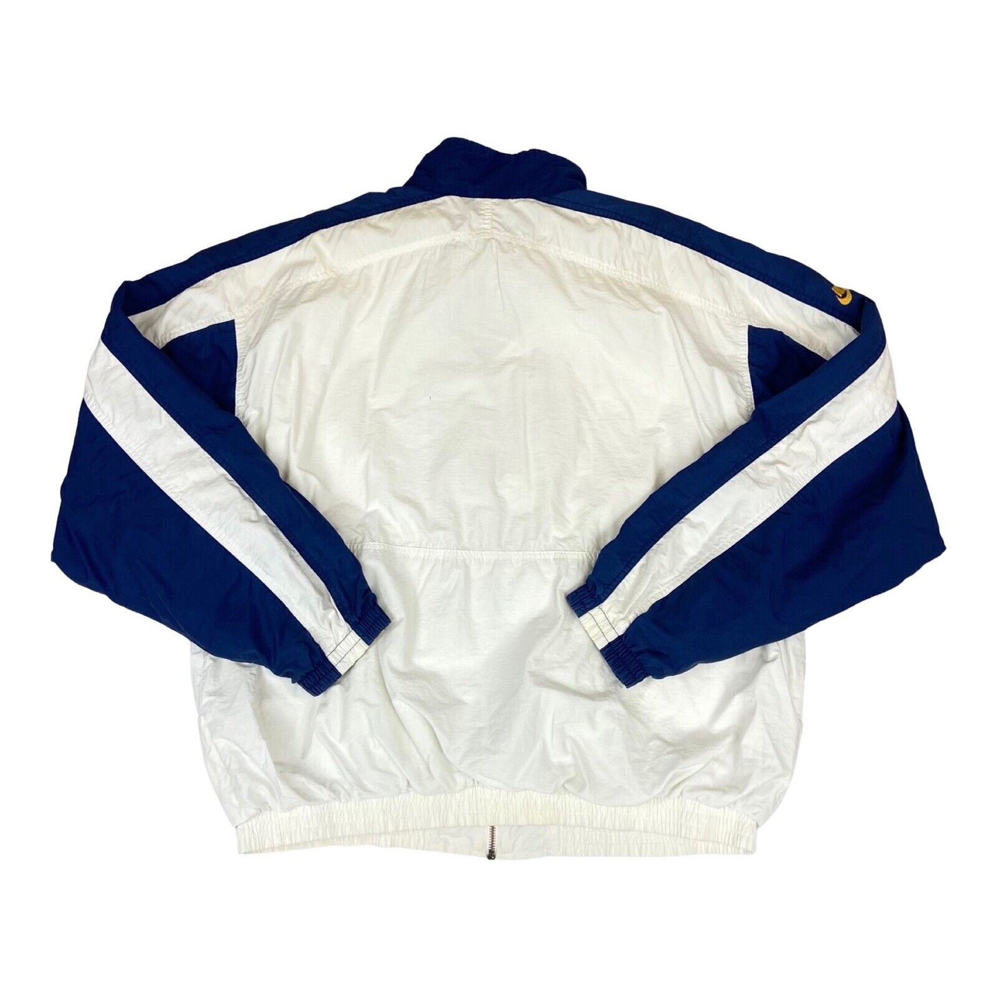 Vintage 80s White Navy Blue Nike Supreme Court Embroidered Windbreaker XL