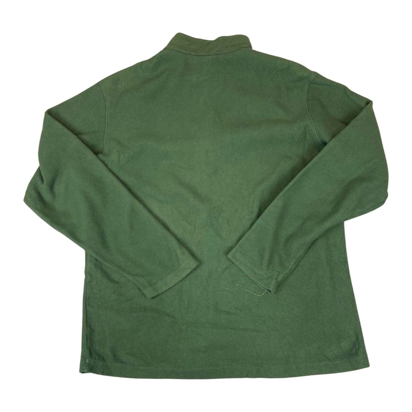 Vintage 00s Khaki Green Patagonia Embroidered 1/4 Zip Fleece L