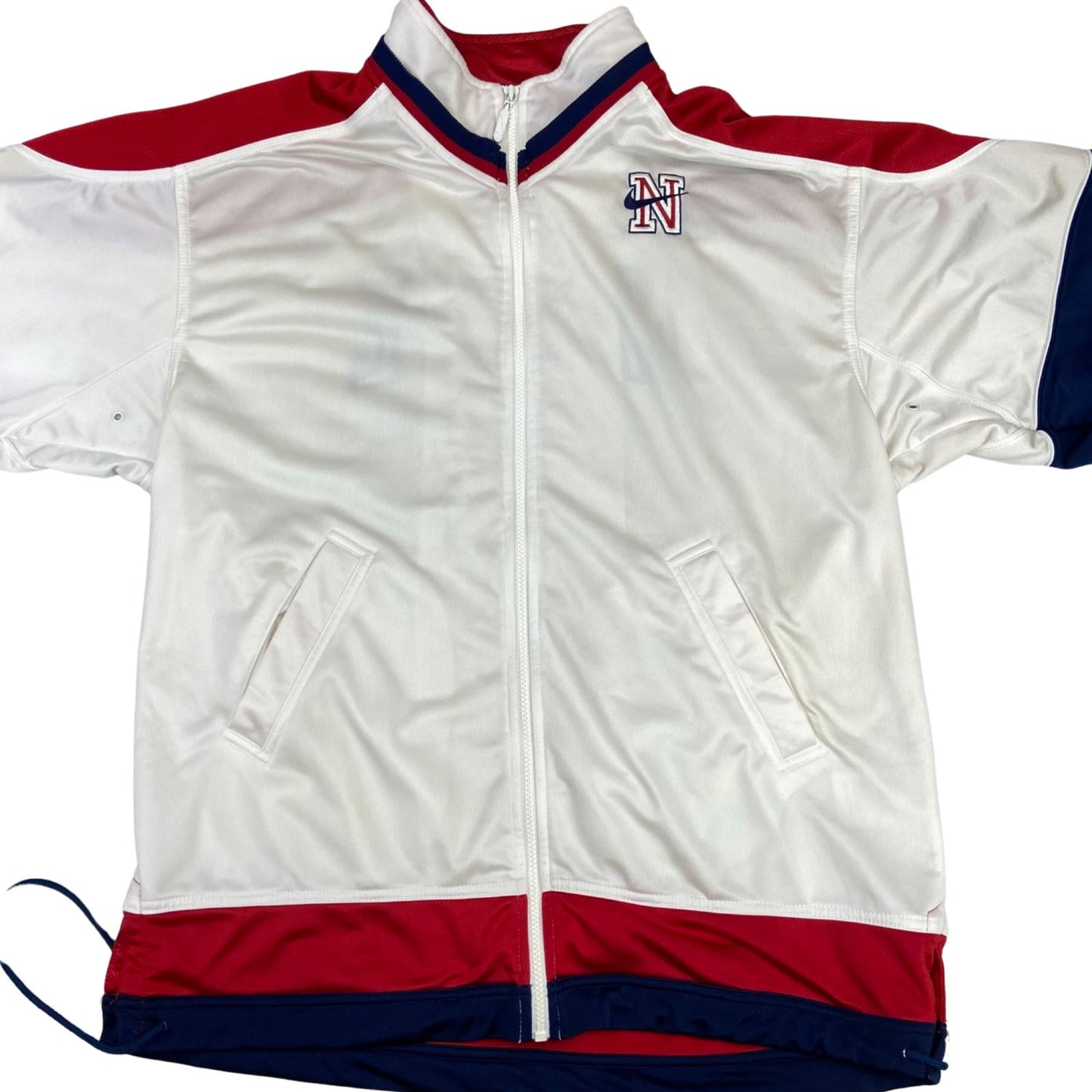 Vintage Nineties Red, White & Blue Nike Track Jacket Large