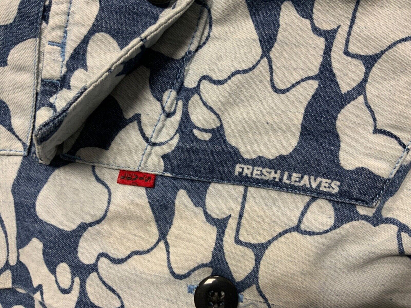 LIMITED EDITION LEVIS JUSTIN TIMBERLAKE FRESH LEAVES COLLAB DENIM SHIRT 50” (46)