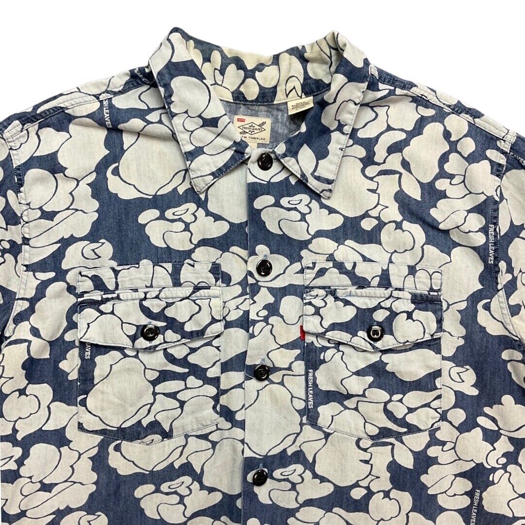 LIMITED EDITION LEVIS JUSTIN TIMBERLAKE FRESH LEAVES COLLAB DENIM SHIRT 50” (46)