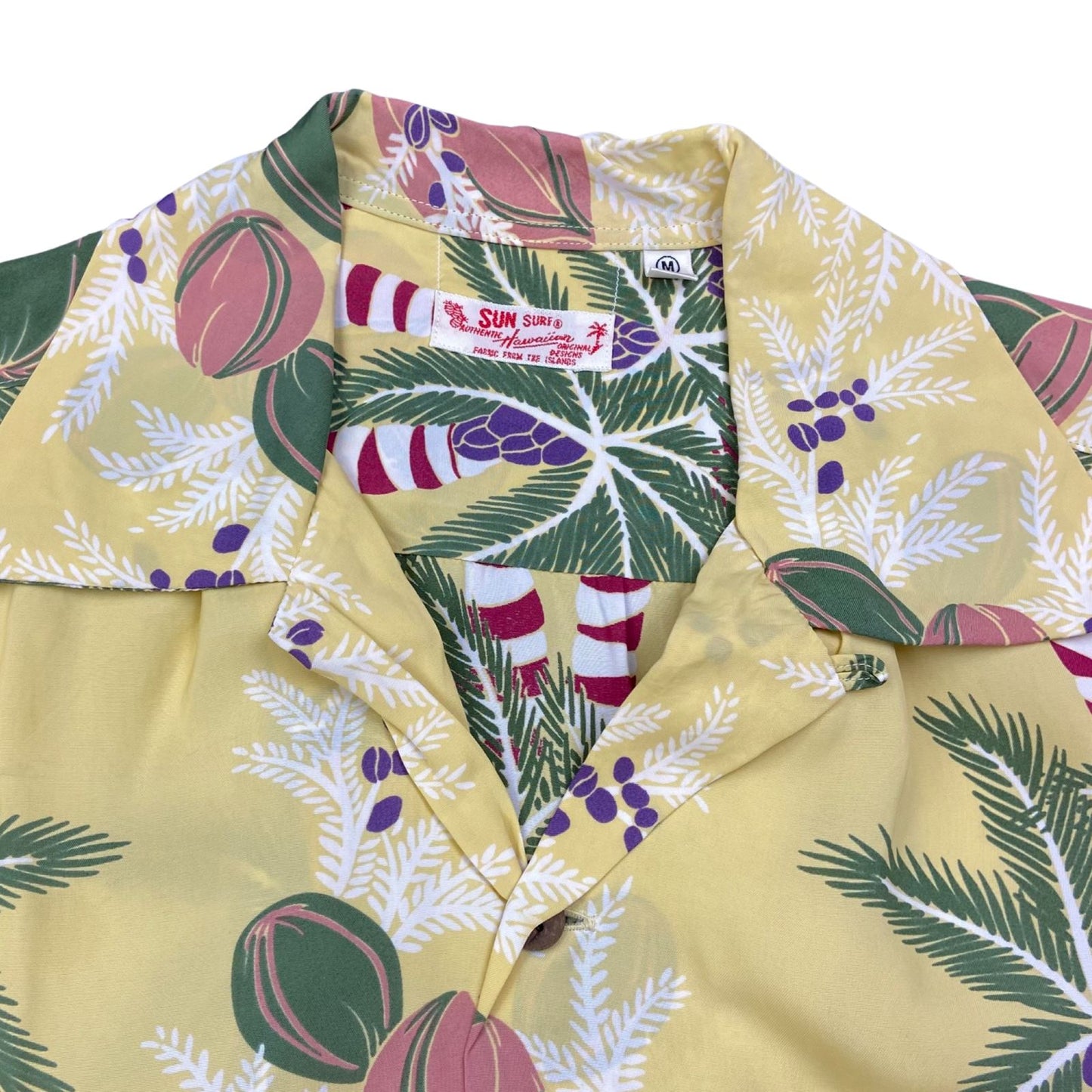VTG SUN SURF TOYO 40s 50s STYLE HAWAIIAN ALOHA SHIRT RAYON ROCKABILLY 44” (40) M