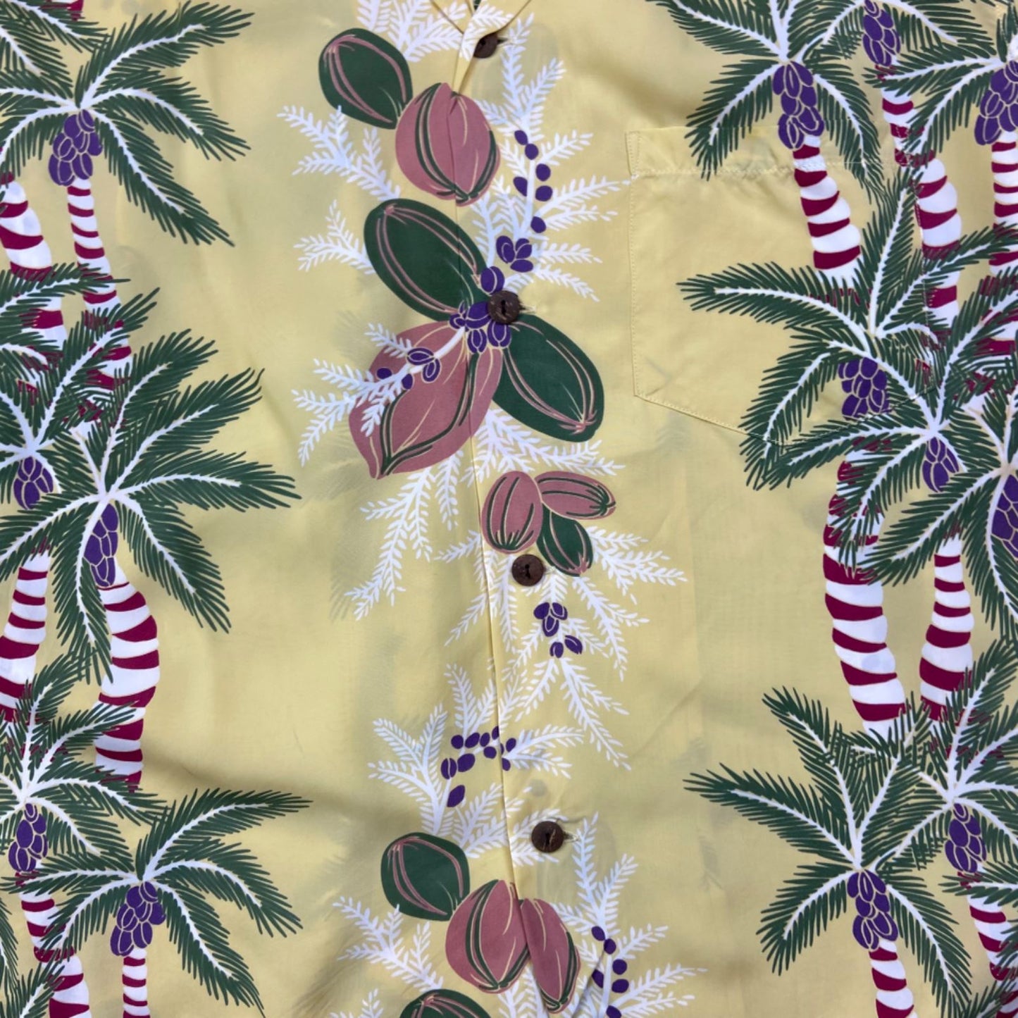 VTG SUN SURF TOYO 40s 50s STYLE HAWAIIAN ALOHA SHIRT RAYON ROCKABILLY 44” (40) M